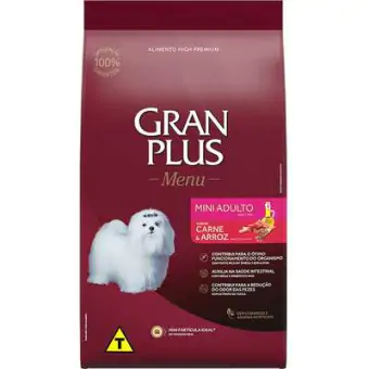 GRANPLUS MENU AD. MINI CARNE E ARROZ 10,1 KG