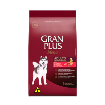 GRANPLUS MENU ADULTO CARNE  ARROZ 20KG