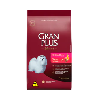 GRANPLUS MENU AD. MINI CARNE E ARROZ 10,1 KG