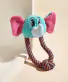 BRINQ PELUCIA C/CORDA ELEFANTE - Imagem: 1